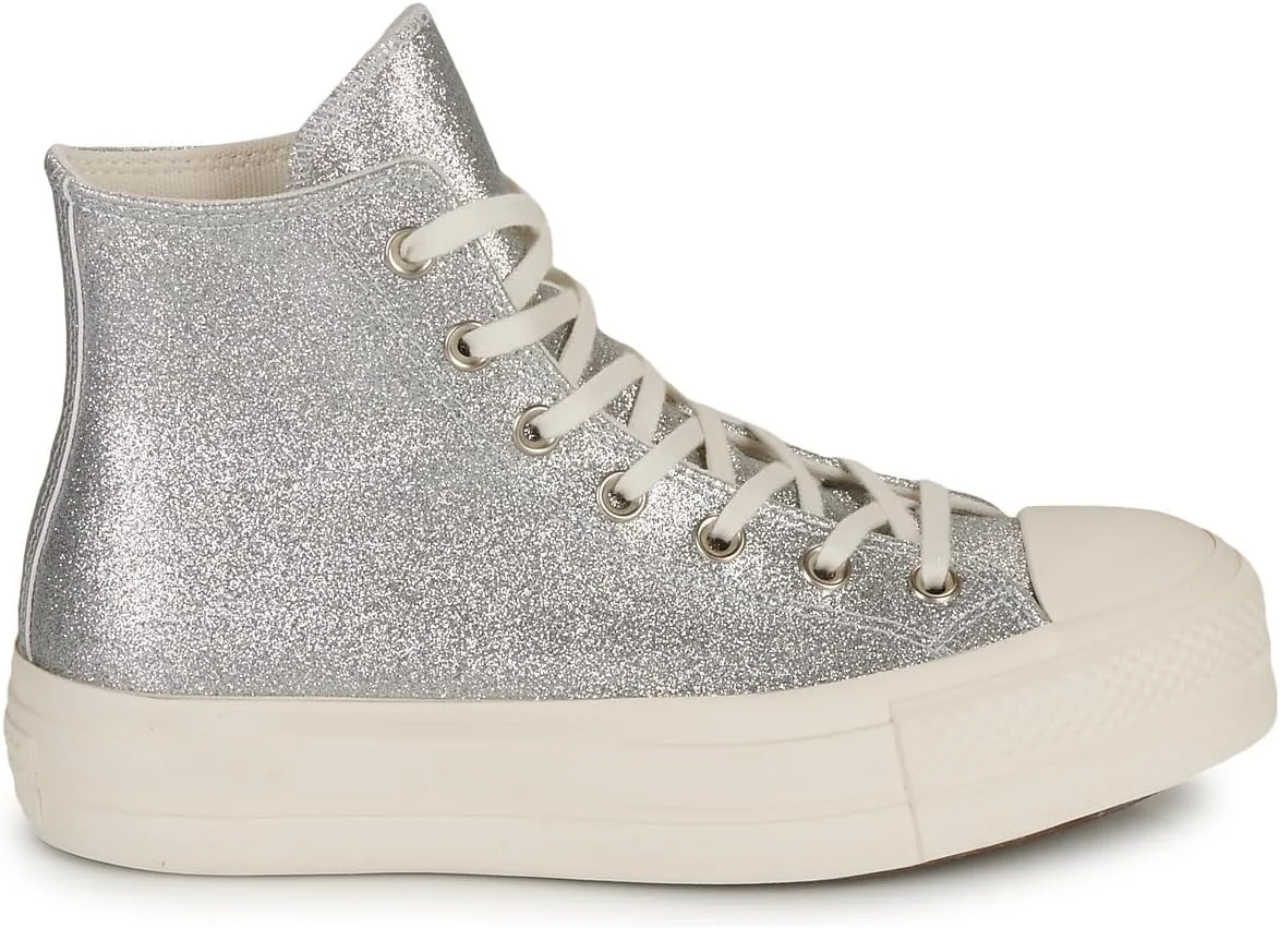 71ED9FsfaCL._AC_SL1200_حححححععععغا کانورس Chuck Taylor All Star Lift Platform - A07949C Glitter اکلیل دار - Image 1