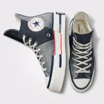 کانورس Converse Chuck 70 Plus Retro Denim High-  A03960C لی ساقدار - Image 3