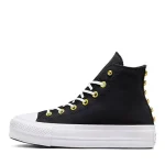 کانورس Chuck Taylor All Star Lift Platform Star Studded - A05453C  مشکی سفید - Image 2