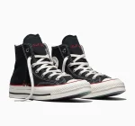 کانورس  Converse Chuck 70 Hearts - A19061C مشکی زیره ژله ای - Image 4